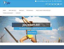 Tablet Screenshot of journey-fit.com